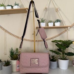 Juicy Couture Dusty Pink Charm City Crossbody